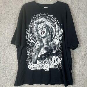 Y2K Marilyn Monroe  Graphic Cholo Chicano Style T-Shirt‎ 2XL Low Rider Tee